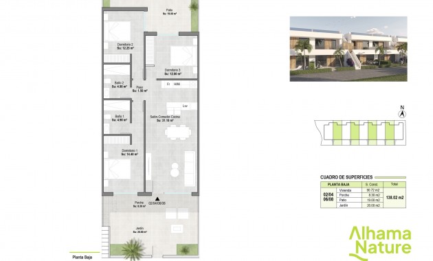 Bungalow - New Build - alhama de murcia - alhama de murcia