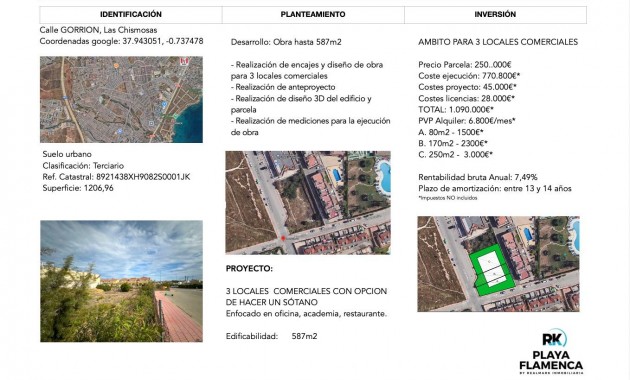 Plot / Land - Sale - Orihuela Costa - La Florida