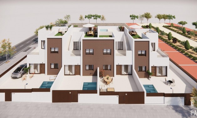Terraced house - Nieuwbouw - Pilar de la Horadada - Zona Pueblo