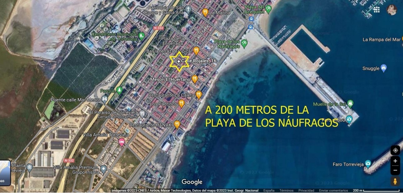 Herverkoop - Bungalow -
Torrevieja - Playa de los Naufragos