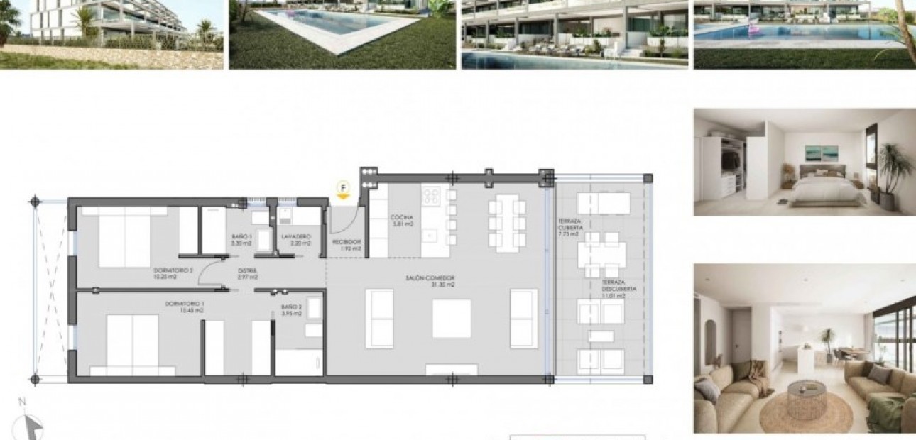 New Build - Apartment / flat -
La Manga Club - Cartagena