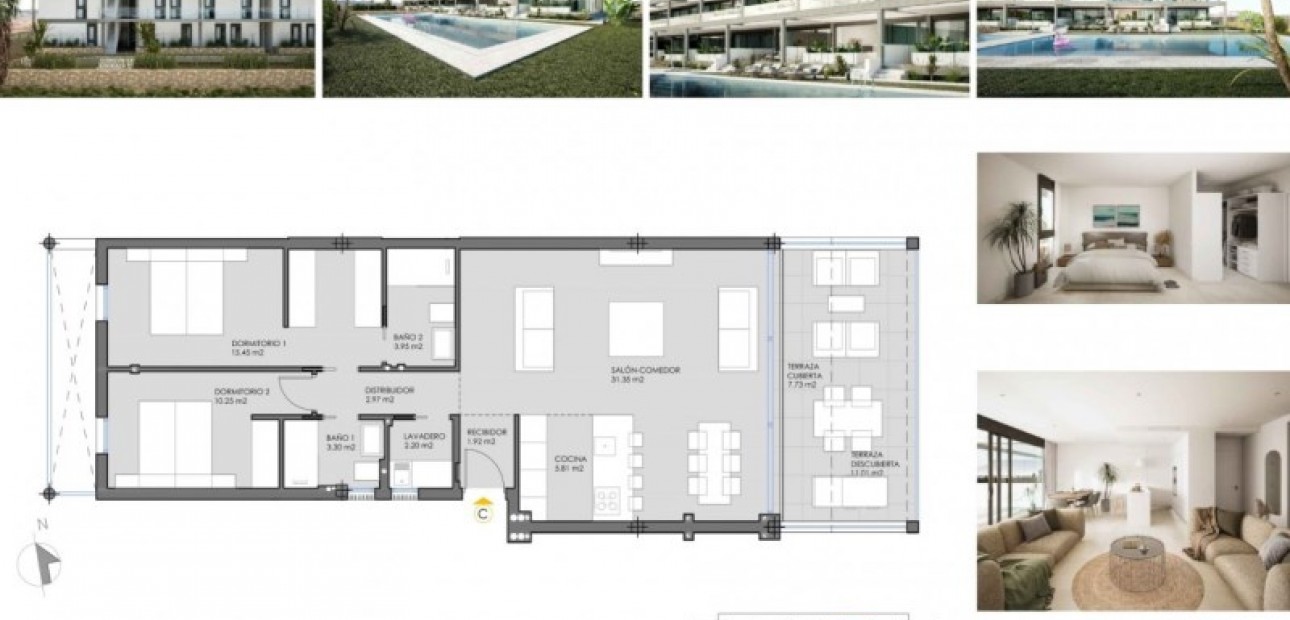 New Build - Apartment / flat -
La Manga Club - Cartagena