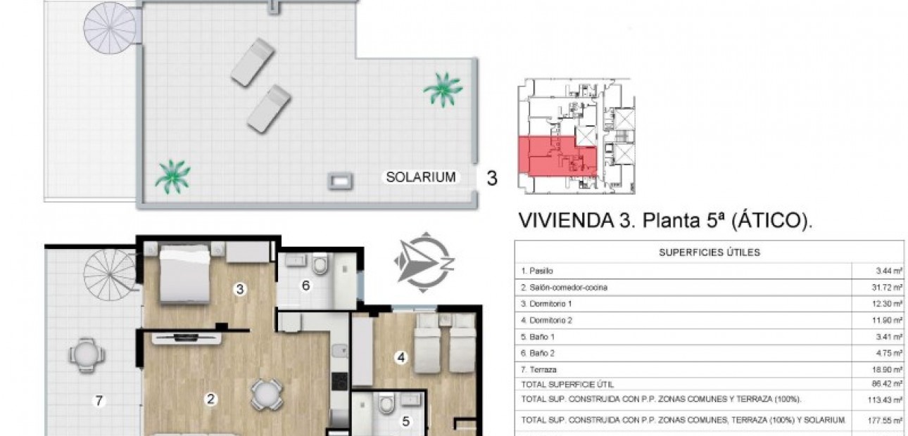 New Build - Penthouse -
Playa Del Cura - Torrevieja