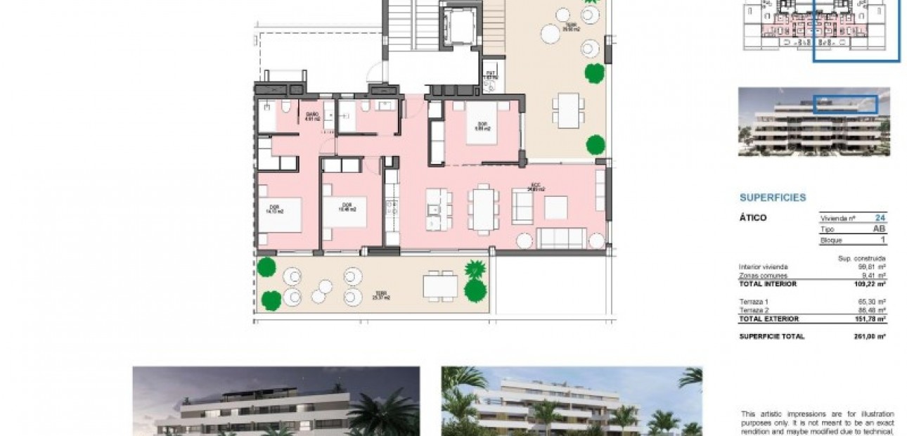 New Build - Penthouse -
Santa Rosalia - Torre-Pacheco