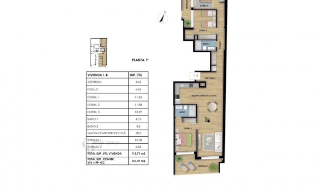 New Build - Apartment / flat -
Playa Del Cura - Torrevieja