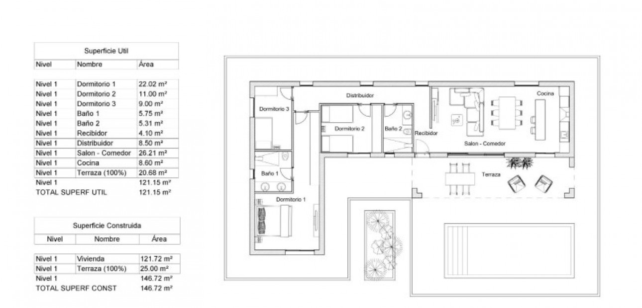 Nueva construcción  - Villa -
Lel - el Pinós / Pinoso