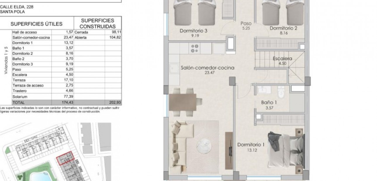 Nueva construcción  - Ático -
El Tamarit - Santa Pola