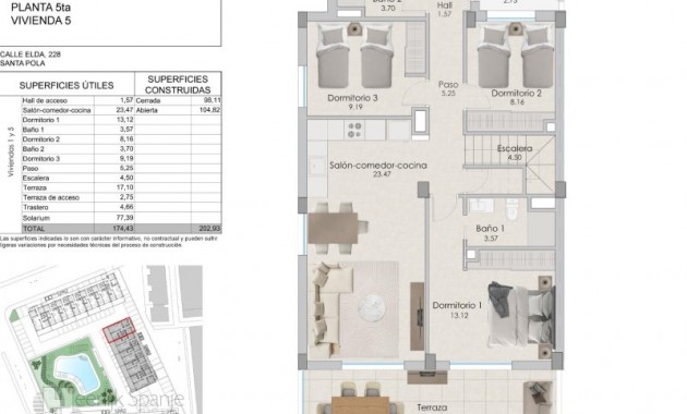 Nueva construcción  - Ático -
El Tamarit - Santa Pola