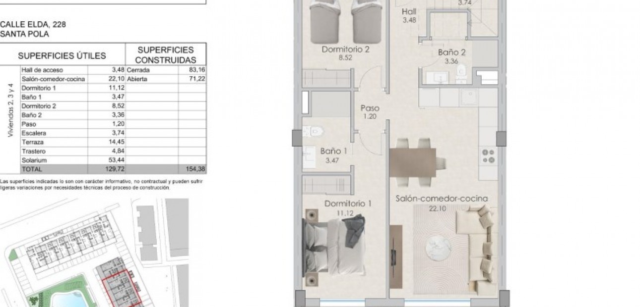 Nueva construcción  - Ático -
El Tamarit - Santa Pola