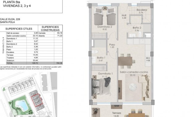 Nueva construcción  - Ático -
El Tamarit - Santa Pola