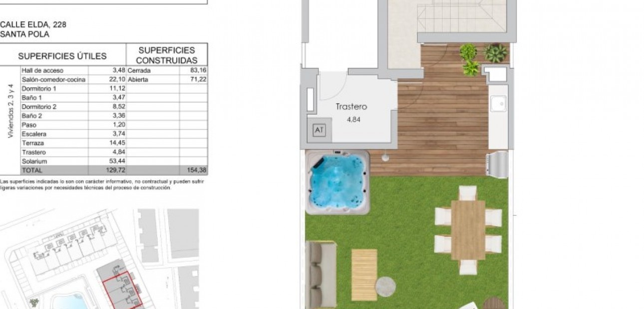 Nueva construcción  - Ático -
El Tamarit - Santa Pola