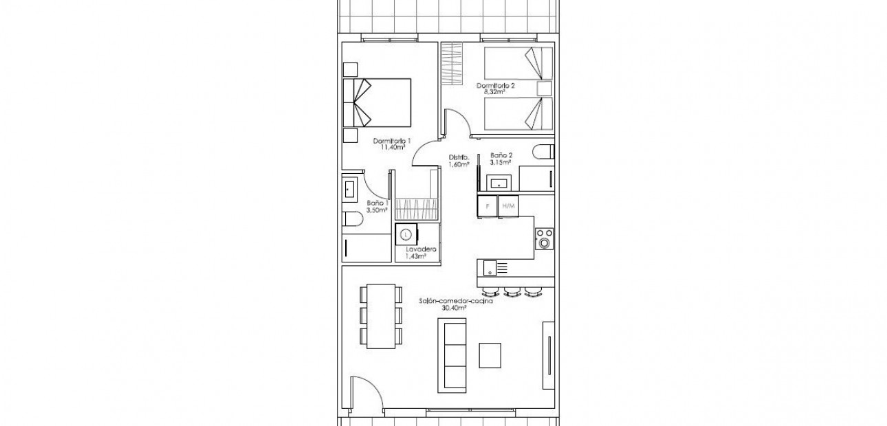 Nueva construcción  - Bungalow -
Alicante - Pilar de la Horadada