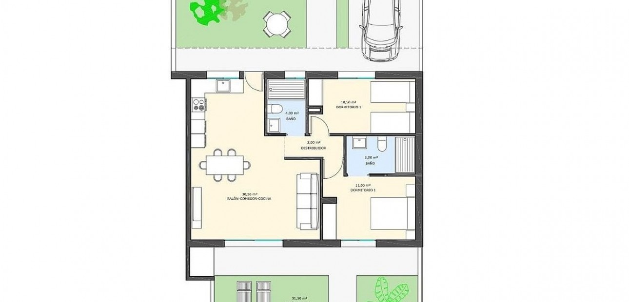 Nieuwbouw - Bungalow -
Alicante - Pilar de la Horadada