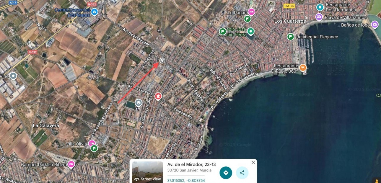 Herverkoop - Land -
San Javier - Santiago de la Ribera