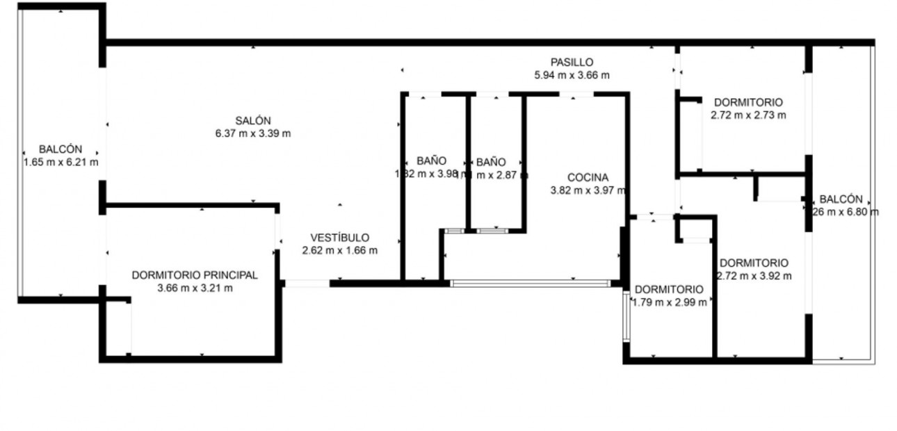 Herverkoop - Appartement / flat -
Torrevieja - Playa Del Cura