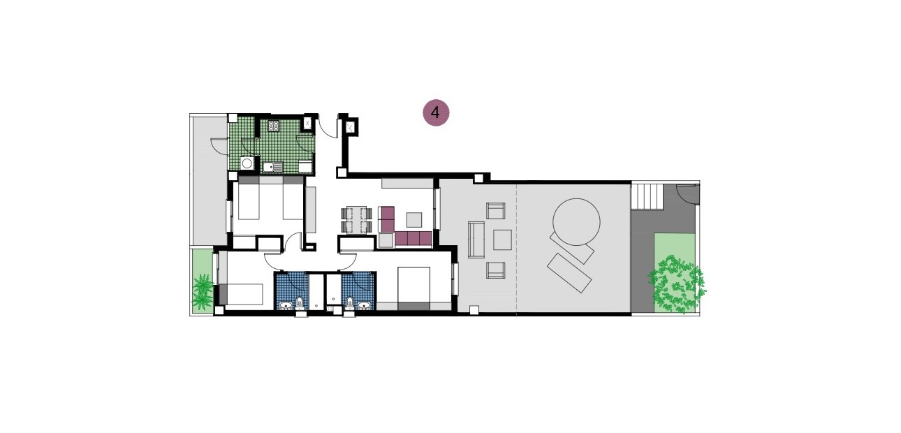 Nieuwbouw - Appartement / flat -
Mil Palmeras