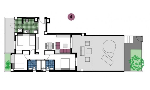 Nieuwbouw - Appartement / flat -
Mil Palmeras