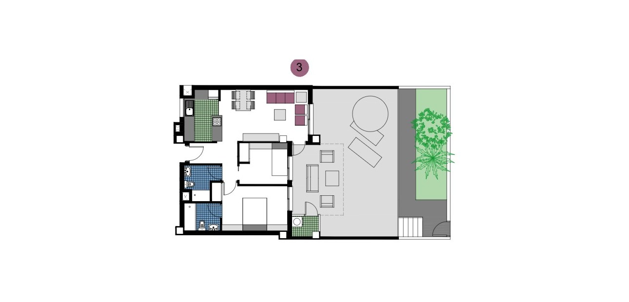Nieuwbouw - Appartement / flat -
Mil Palmeras