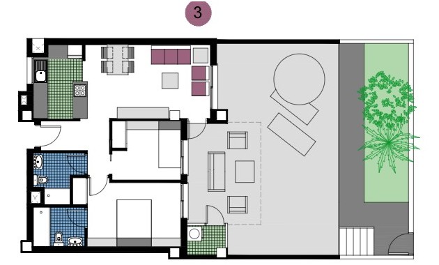 Nieuwbouw - Appartement / flat -
Mil Palmeras
