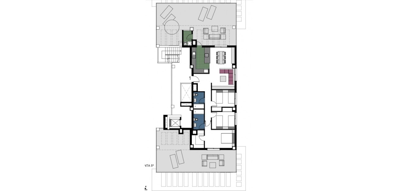 Nieuwbouw - Appartement / flat -
Mil Palmeras