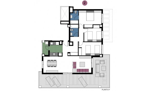 Nieuwbouw - Appartement / flat -
Mil Palmeras