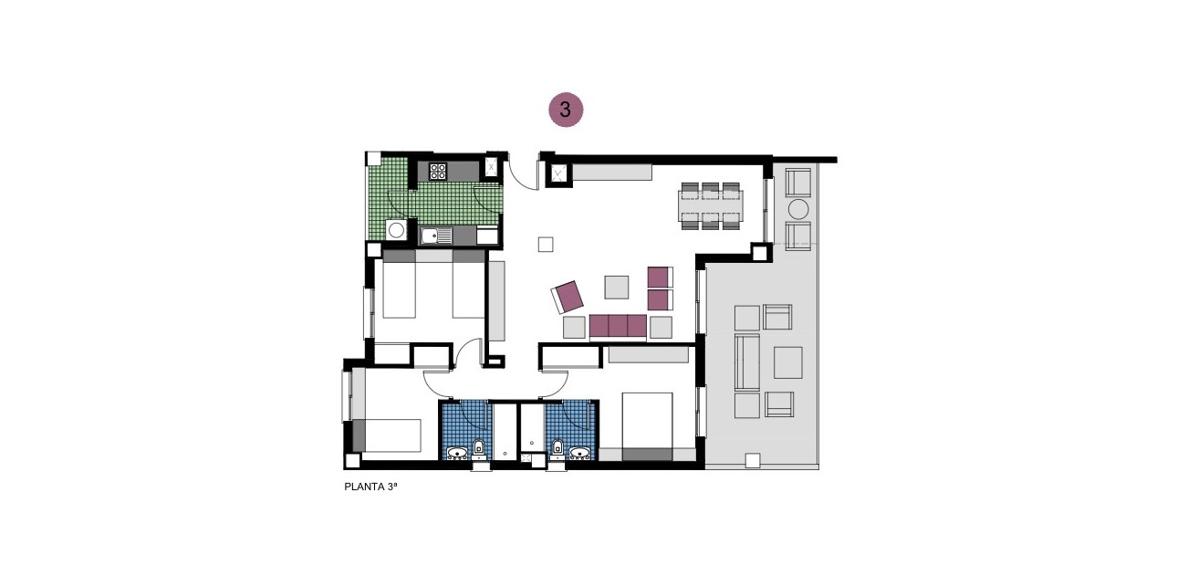 Nieuwbouw - Appartement / flat -
Mil Palmeras