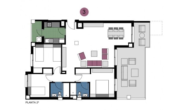 Nieuwbouw - Appartement / flat -
Mil Palmeras