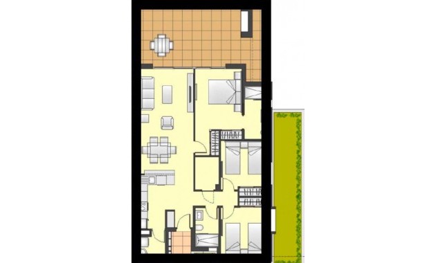 Venta - Apartamento / piso -
La Zenia