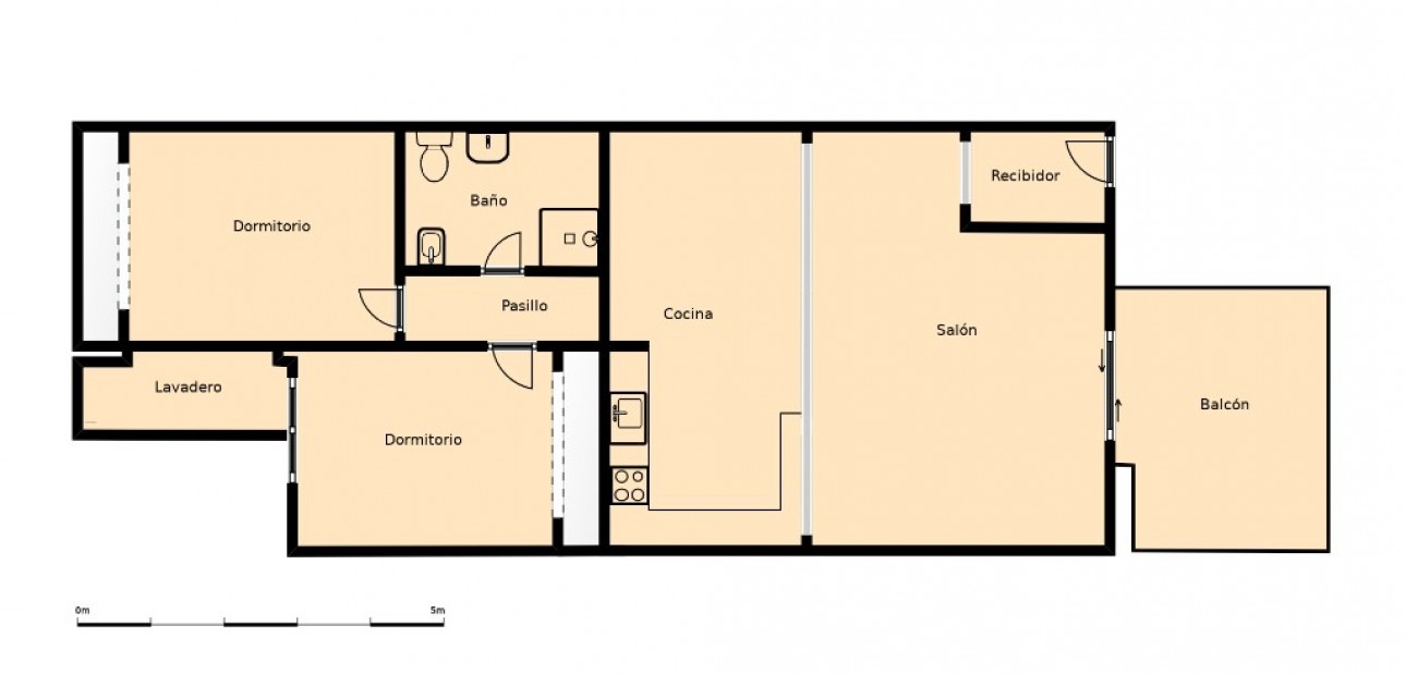 Venta - Apartamento / piso -
Algorfa