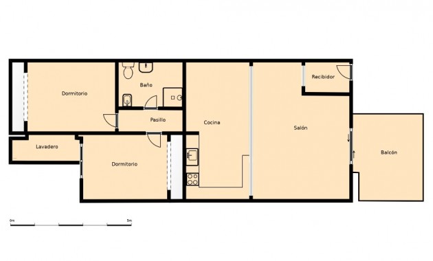 Venta - Apartamento / piso -
Algorfa