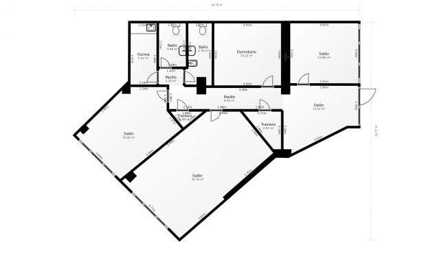 Long time Rental - Commercial Unit -
Orihuela Costa - Playa Flamenca