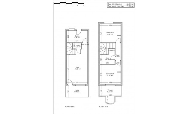 Herverkoop - Adosado -
Rojales - Ciudad Quesada