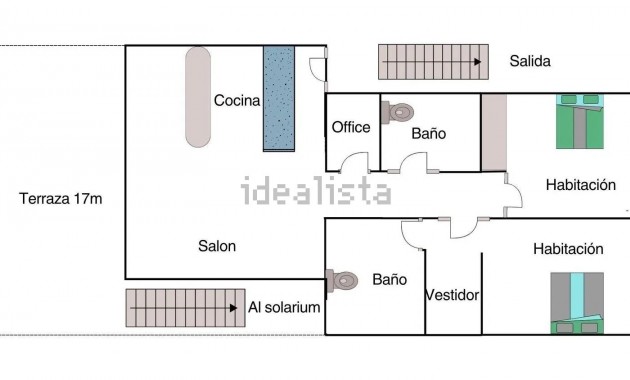 Venta - Apartment flat -
Mar de Cristal