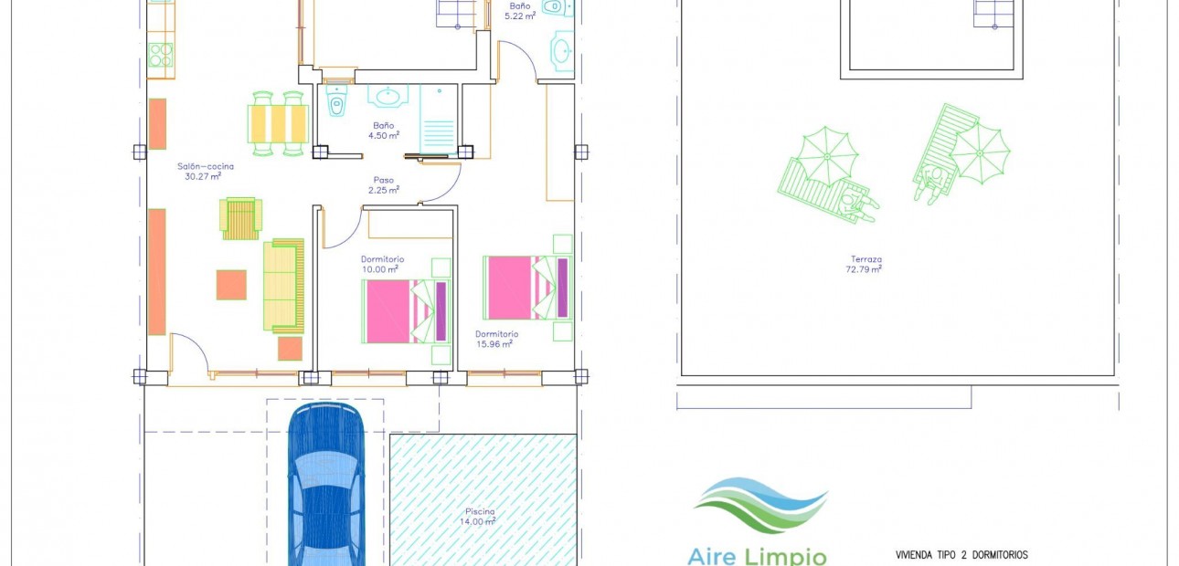 Nieuwbouw - Bungalow -
vera playa