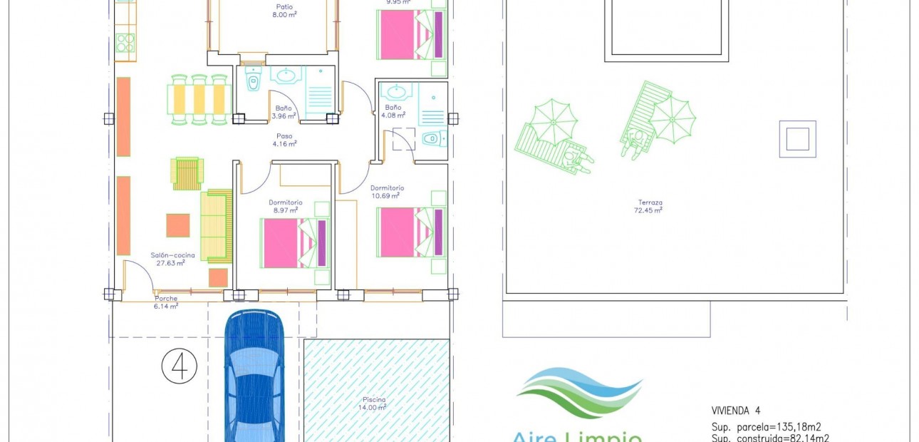 Nieuwbouw - Bungalow -
vera playa