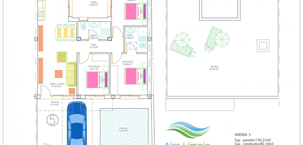 Nieuwbouw - Bungalow -
vera playa