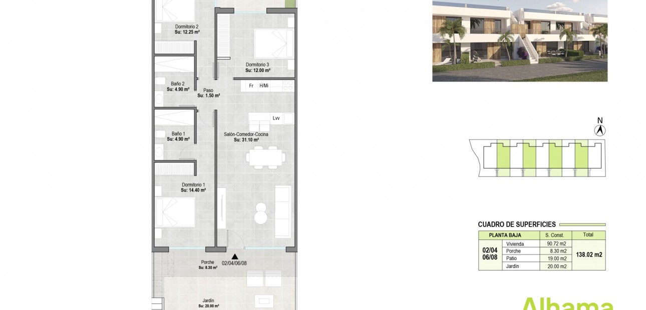 Nieuwbouw - Bungalow -
alhama de murcia