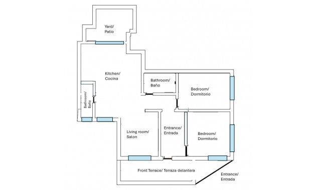 Herverkoop - Appartement / flat -
Torrevieja - Torrevieja - Centre