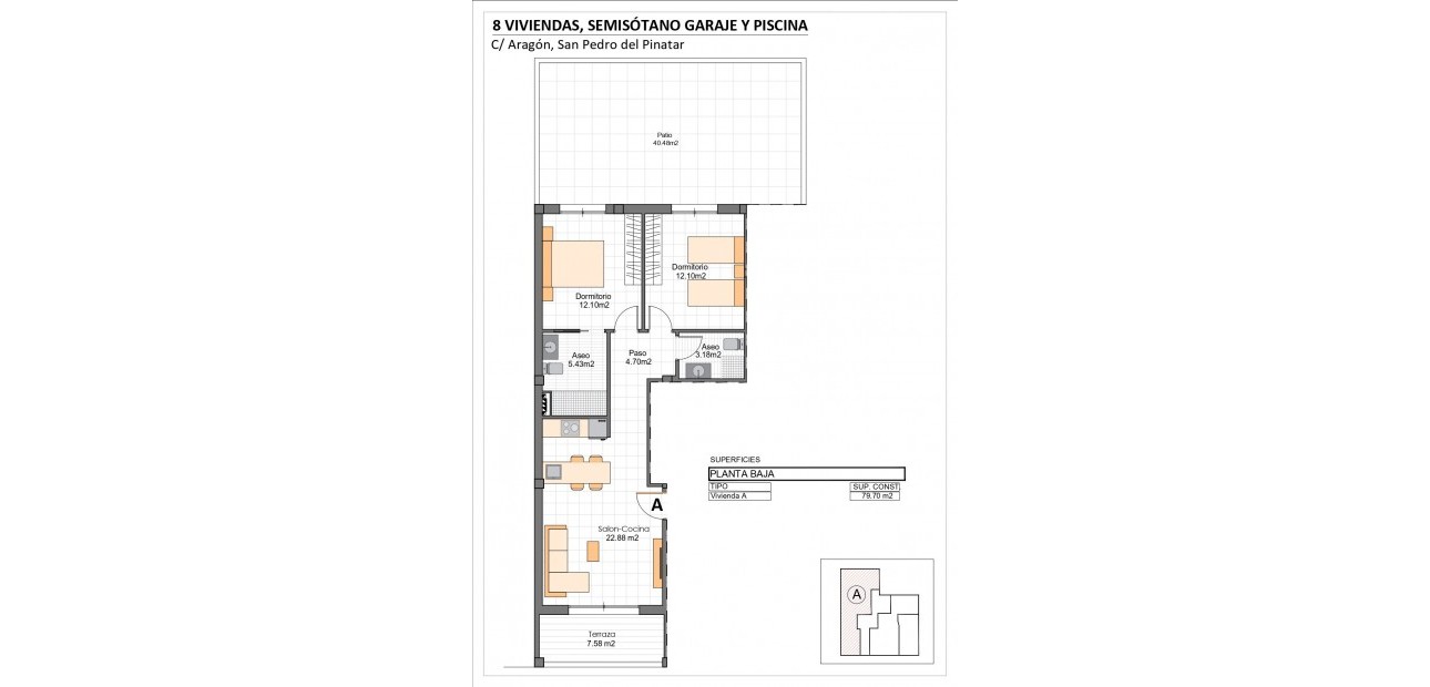 Nueva construcción  - Apartamento / piso -
Lo Pagan