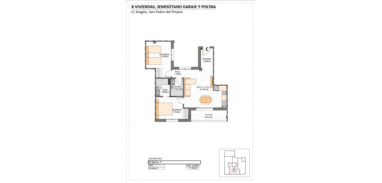 Nueva construcción  - Apartamento / piso -
Lo Pagan