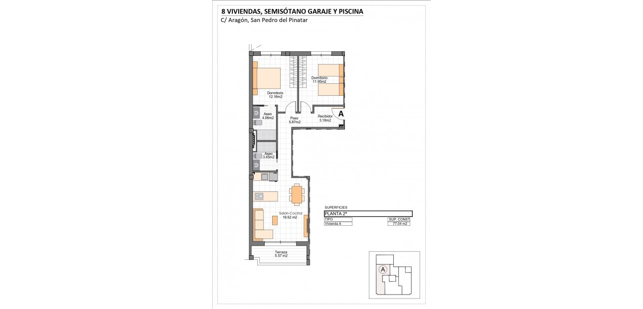Nueva construcción  - Apartamento / piso -
Lo Pagan