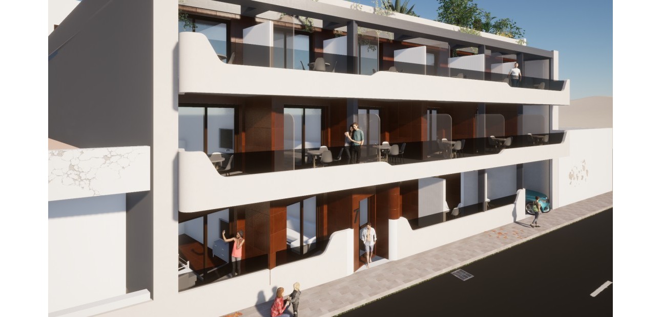 Nieuwbouw - Appartement / flat -
Torrevieja - Torrevieja - Playa de los Locos