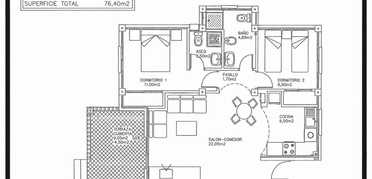 Venta - Apartamento / piso -
Orihuela Costa - Lomas de Cabo Roig