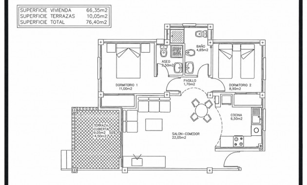 Venta - Apartamento / piso -
Orihuela Costa - Lomas de Cabo Roig
