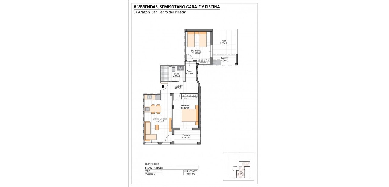 Nueva construcción  - Apartamento / piso -
Lo Pagan