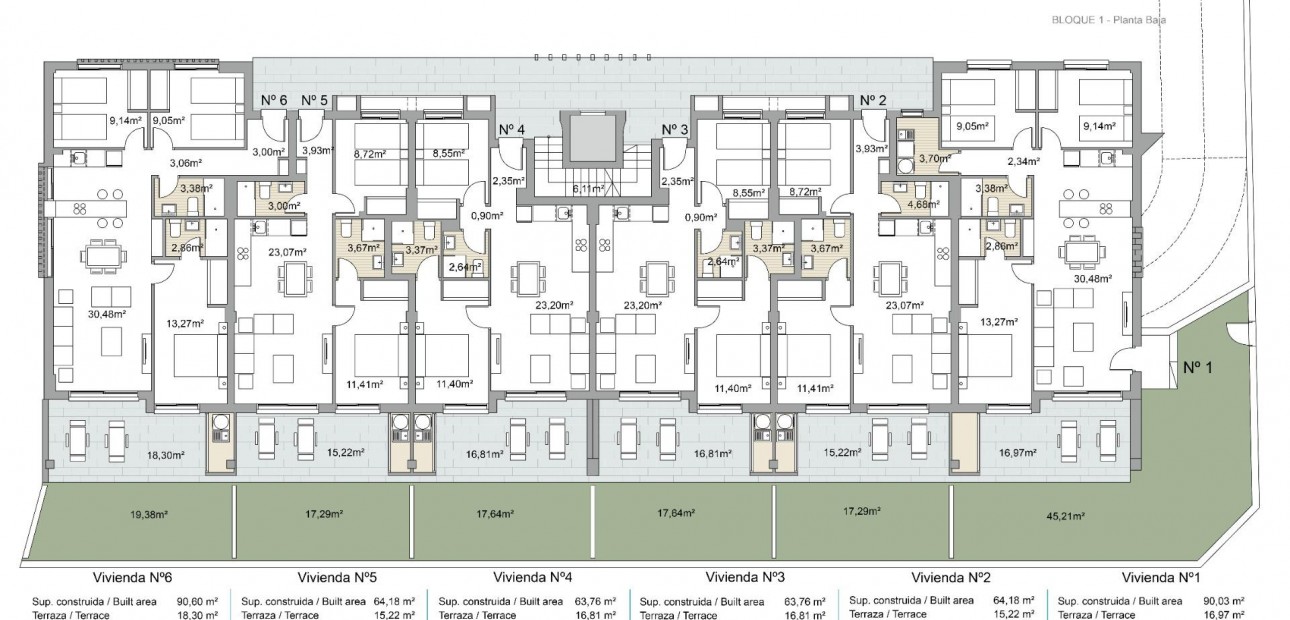 Nieuwbouw - Appartement / flat -
Pilar de la Horadada - PILAR DE LA HORADADA
